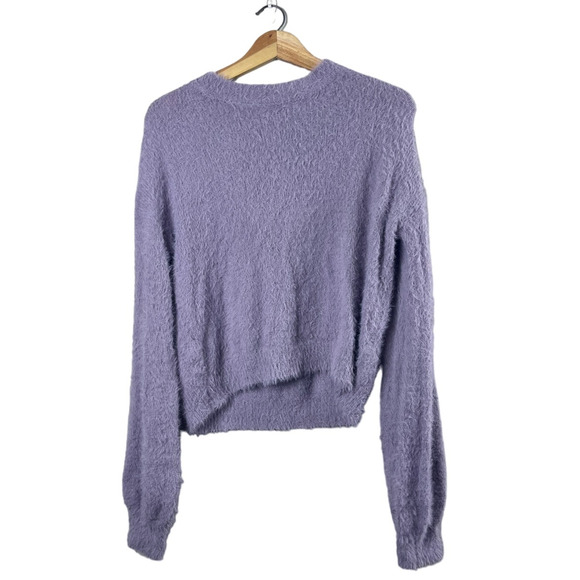 Purple Fuzzy Nasty Gal Winter Sweater S - Picture 1 of 6